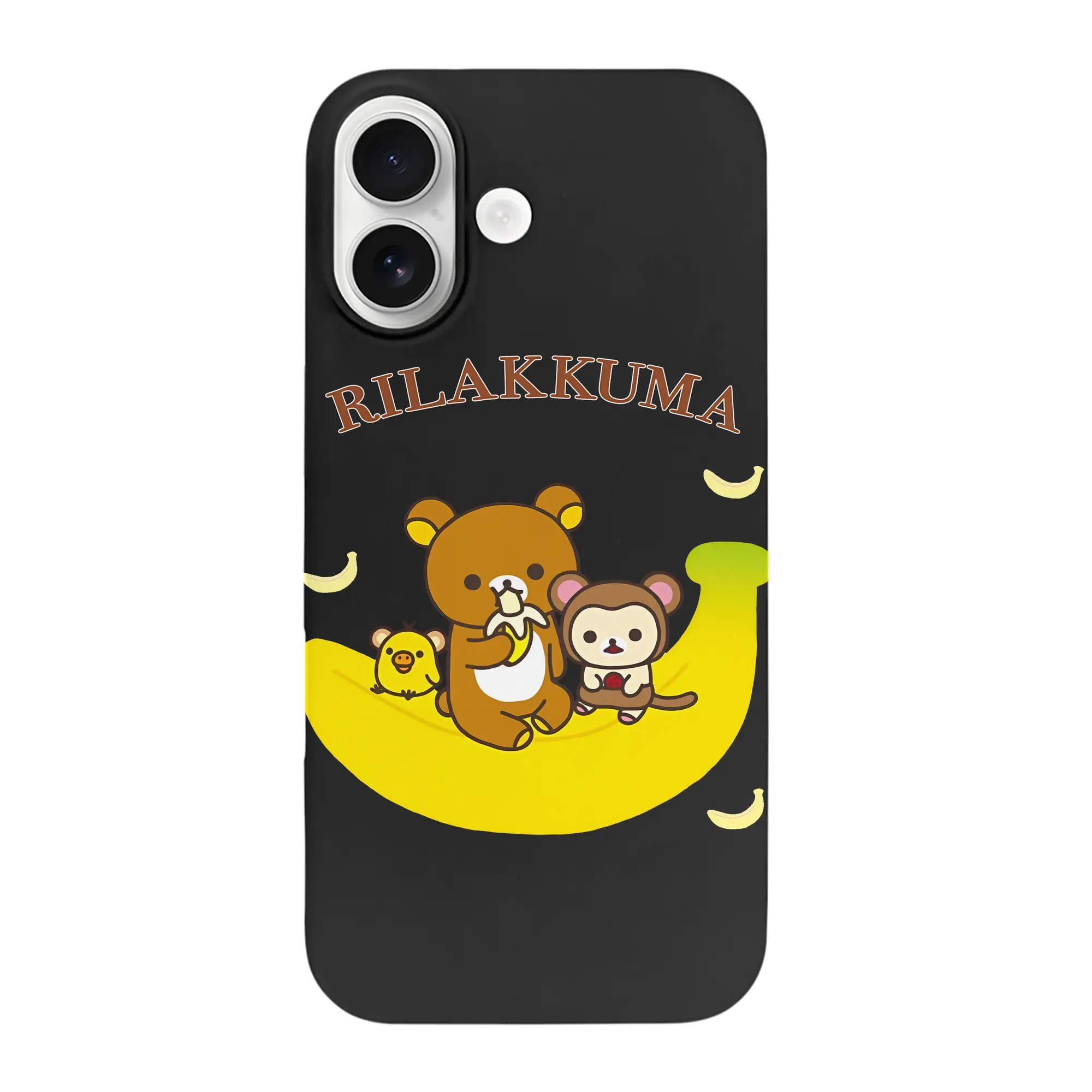 リラックマ (Rilakkuma) グッズ リラックマ (Rilakkuma) - iPhone 17 シリーズ シリコンケース 薄型 耐衝撃 指紋防止 ソフトタッチカバー 精密フィット 傷防止 保護ケース iPhone 17/17 Air/17 Pro/17 Pro Max 対応